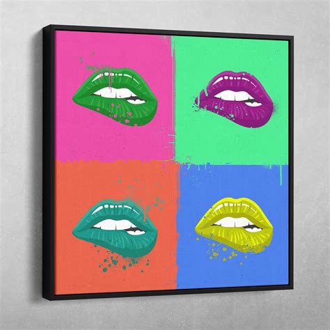 Pop Art Andy Warhol Lips