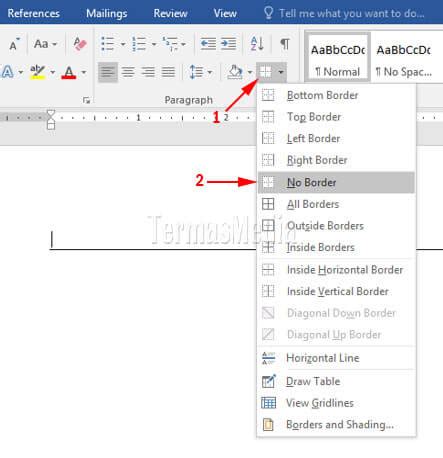 Cara Menghilangkan Garis Vertikal Pada Word – Gudang Materi Online