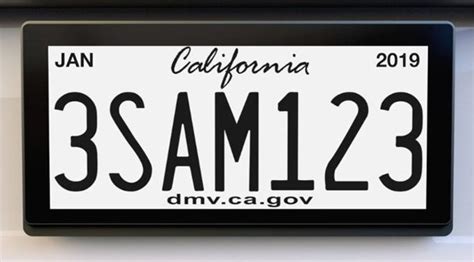 United States Release Digital Number Plate for Cars - Virily