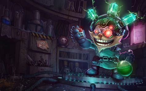 Mad Scientist Ziggs | Wallpapers & Fan Arts | League Of Legends | LoL Stats