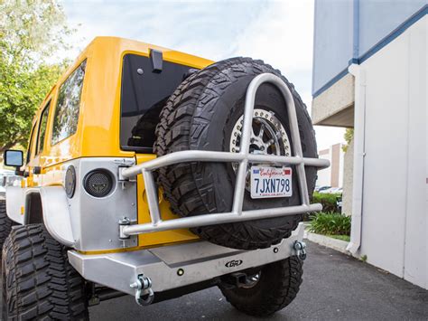 Jeep JK Swing Out Rear Tire Carrier & Bumper Package (Aluminum)