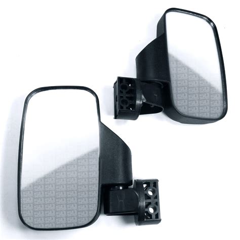 UTV High Impact Break Away Side View Mirrors 1.75" 2" tubing Universal