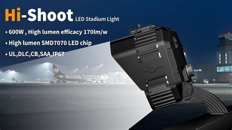 Hi Shoot LED Stadium Light 600w - Professional LED sports lighting for ...