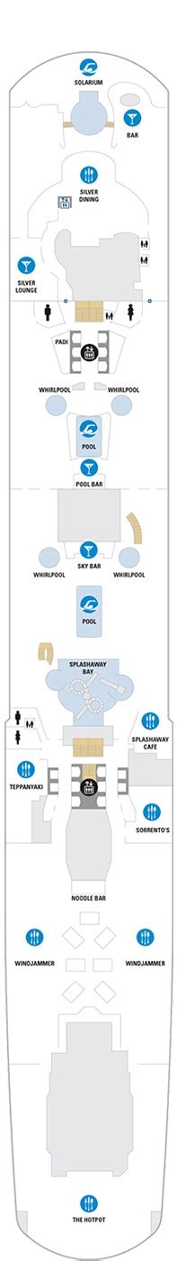 Spectrum of the Seas Deck plan & cabin plan