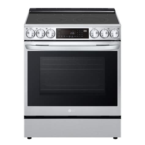 LG Slide-In Single Oven Electric Ranges at Lowes.com