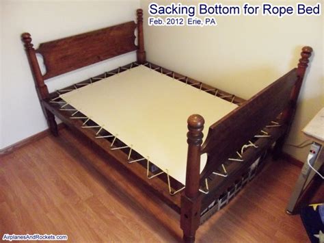 Wooden Rope Bed Plans PDF Plans