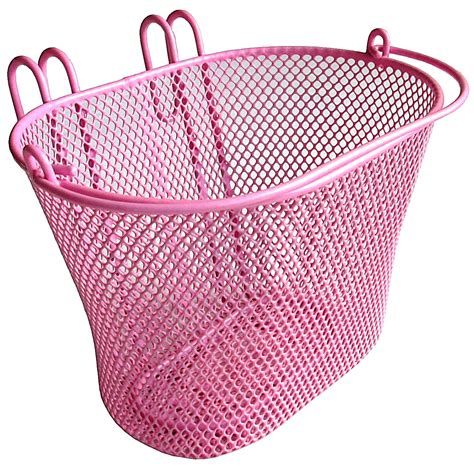 Girl Bike Basket w Front Hook Cute Little Wire Mesh Small Bicycle Storage Basket | eBay