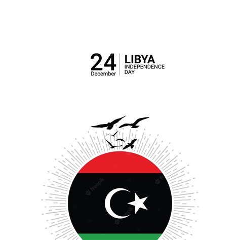 Premium Vector | Libya independence day. translation - libya, december ...