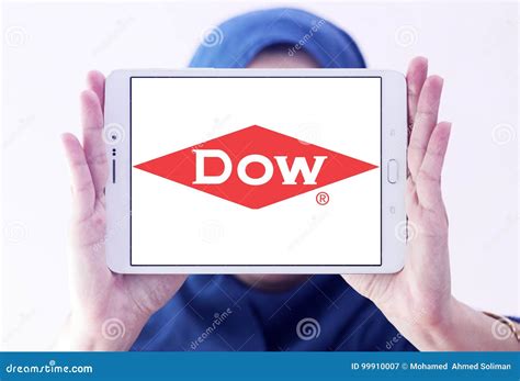 Dow Chemical Company logo editorial photography. Image of electronic - 99910007