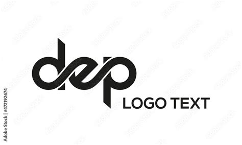 Letter DEP creative logo design vector Stock Vector | Adobe Stock