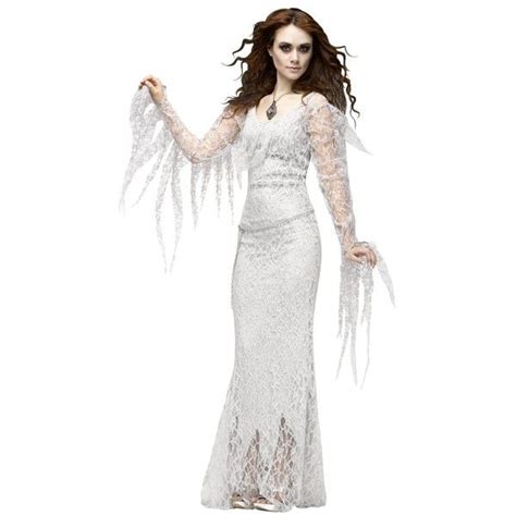 Pin by Vale on My Polyvore Finds | Costumes for women, White lace ...