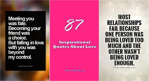 87 Inspirational Quotes About Love Sensational Breakthrough - Dreams Quote