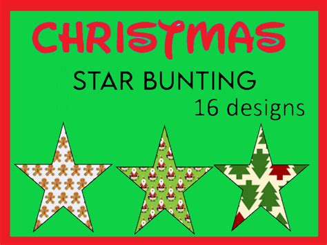 Christmas Star Classroom Bunting | Teaching Resources