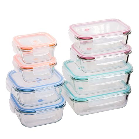 Wholesale 16-Piece Glass Storage Containers with Lids | DollarDays