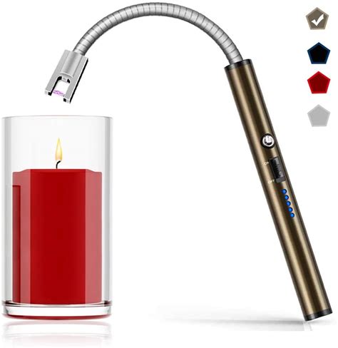 Flexible Arc Lighter USB Candle Lighter Plasma Lighter Rechargeable ...