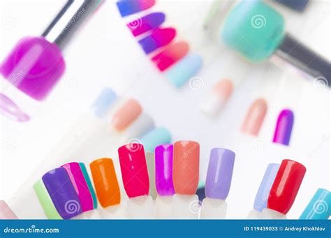 Nail varnishes stock image. Image of natural, isolated - 119439033