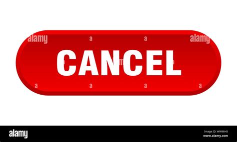 cancel button. cancel rounded red sign. cancel Stock Vector Image & Art - Alamy