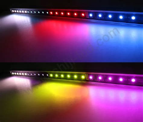 Programmable 48pixels Dimmable Rgb Led Bar Dmx Aluminium Angle Stick Epistar 12v Waterproof ...