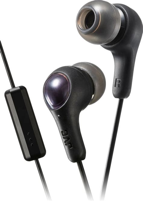 JVC Wired Gumy Plus In Ear Headphones with Microphone and Remote Black HAFX7MBN - Best Buy