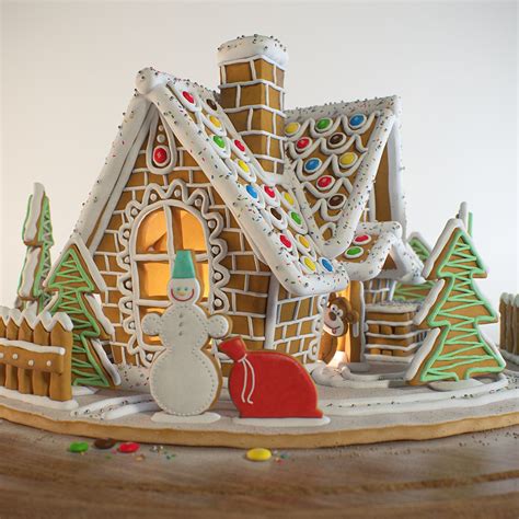 Gingerbread house 3D Model $19 - .max .obj - Free3D