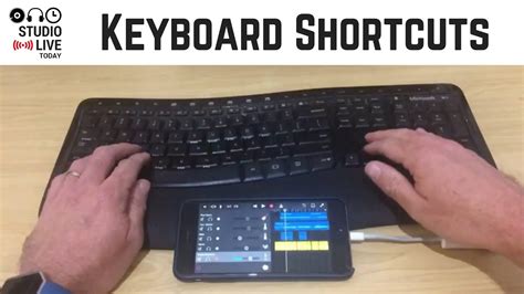 Keyboard Shortcuts in GarageBand iOS (iPhone/iPad) - YouTube