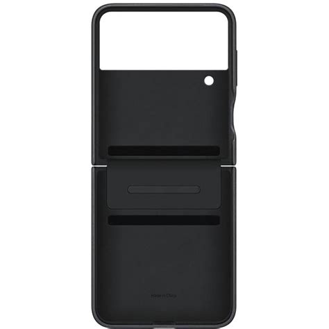 Buy Samsung Flap Leather Cover Black Flip 4 Online in UAE | Sharaf DG