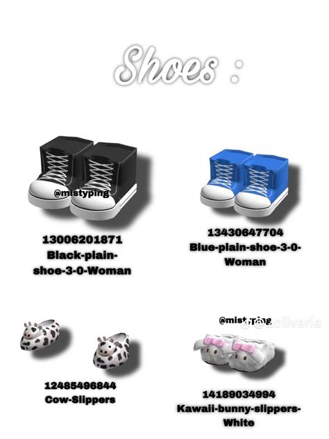 Pin by . on Berry avenue | Cow slippers, Roblox codes, Cat shoes