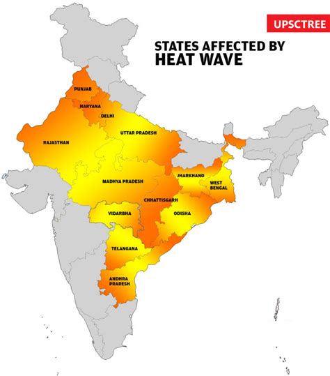 India Heat Wave 2024 Map - Allys Sydney