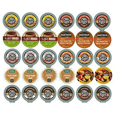 Decaf Flavored Coffee Single Serve Cups for Keurig K cup Brewer Variety ...