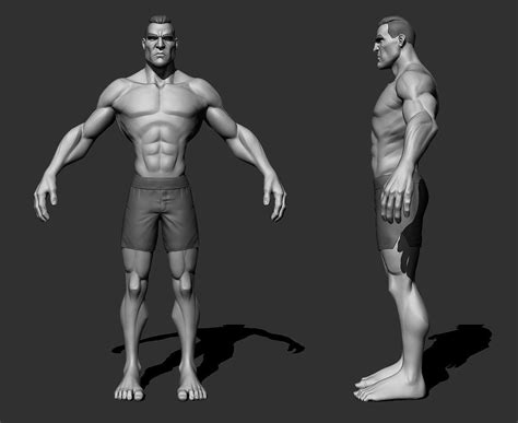 ArtStation - Stylized Male, Stoyan Dimitrov | Character modeling ...