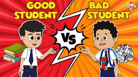 GOOD STUDENT vs BAD STUDENT | Animated Stories | English Cartoon ...