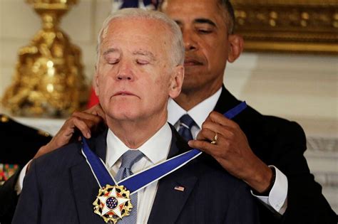 Surprised, Emotional Joe Biden Awarded Presidential Medal of Freedom