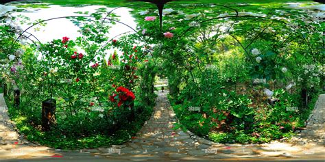 360° view of Akao herb and rose garden Part.2 - Alamy