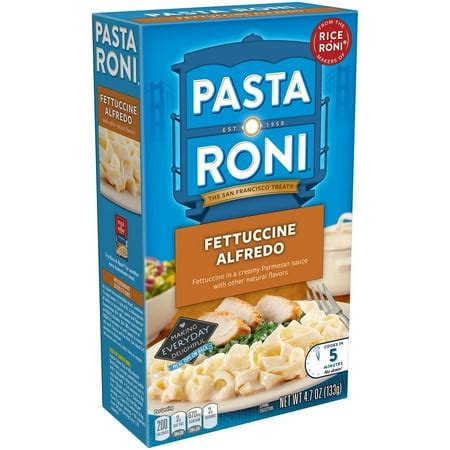 Pasta Roni Fettuccine Alfredo, 4.7 oz Box - Walmart.com