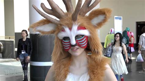 Princess Mononoke FOREST SPIRIT Cosplay at Anime Boston 2014 - YouTube