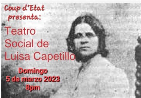 Teatro Social de Luisa Capetillo, El Ensayo Café-Teatro-Bar, San Juan ...