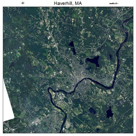 Aerial Photography Map of Haverhill, MA Massachusetts