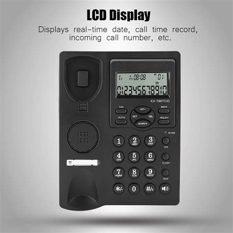 Ccdes Corded Phone with Answering Machine, Black - Walmart.com