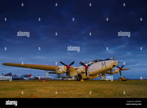 Avro Shackleton MR 2, WR963 at night Stock Photo - Alamy