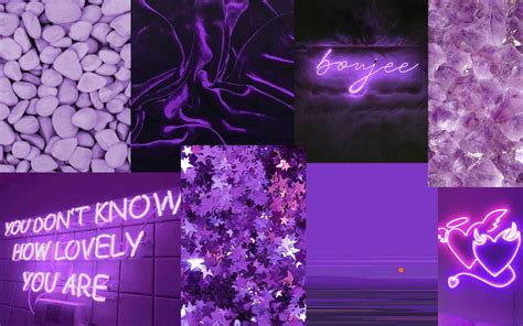 Purple Aesthetic Collage Wallpaper Laptop Cute Aesthetic Wallpapers | Images and Photos finder