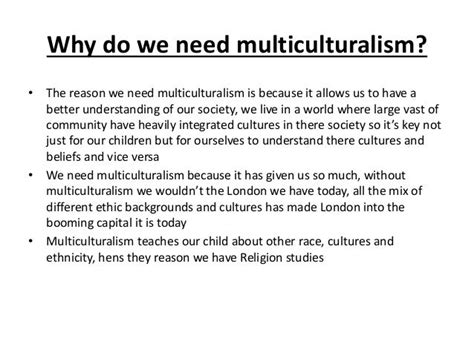 Multiculturalism Definition