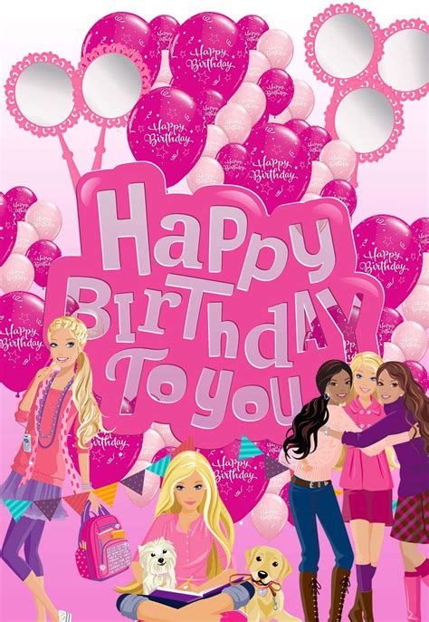 8+ Barbie & Barbie Princess Printable Birthday Cards (free ...