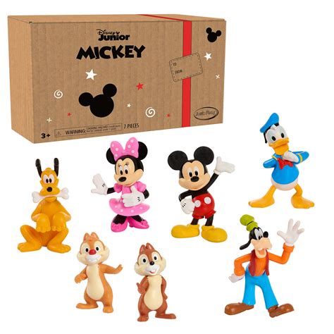 Buy Mickey Mouse 7-Piece Figure Set, Mickey Mouse Clubhouse Toys ...