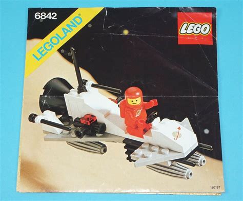 LEGO ORIGINAL SPARE INSTRUCTIONS 6842 SPACE SHUTTLE CRAFT 1980s LEGO GROUP - Boonsart shop