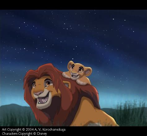 Simba and Kiara - El rey león II el reino de Simba fan Art (38956557 ...