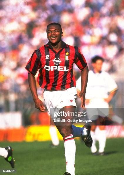 Marcel Desailly of AC Milan in action during a Serie A match against ...