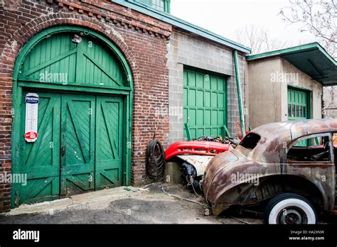 Rusted Vintage Car Parts Stock Photo - Alamy