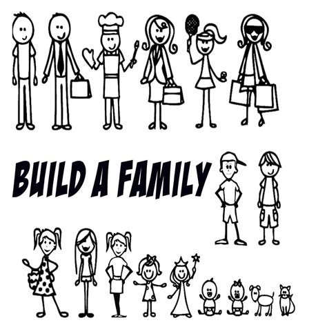 stick people family of 3 - Pesquisa Google | Stick figure family, Stick ...