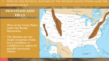 The United States West of the Mississippi River: Physical Features