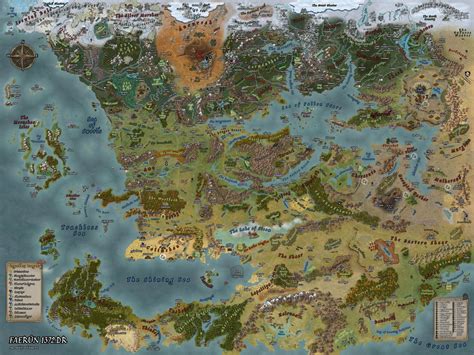 D&D Map Forgotten Realms - Yoshi Katheryn